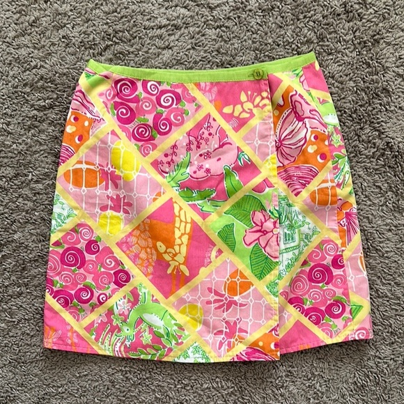 Lilly Pulitzer Dresses & Skirts - Vintage 90’s Lilly Pulitzer Diamond Head Skort White Label
